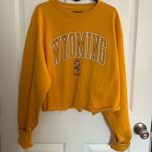 University of Wyoming Gold Crewneck